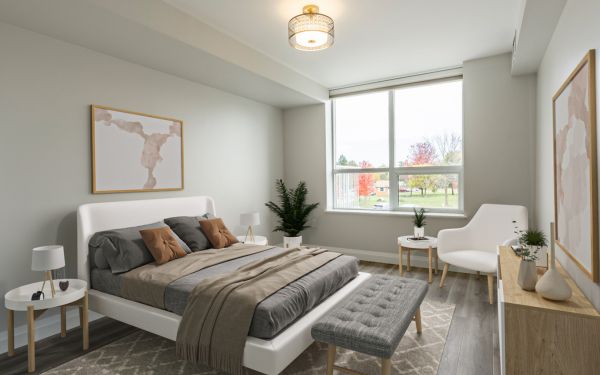 Image of second bedroom Life Lease Wittenburg Layout at Luther Village on the Park