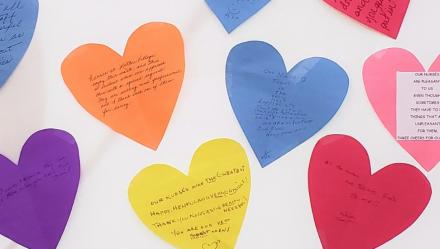 paper hearts for nurses week